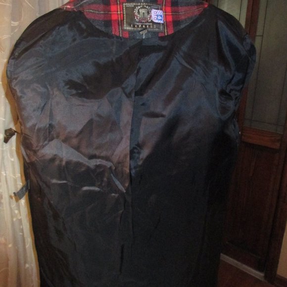 Vintage. Champagne Express Marque Deposee Tartan Sports Jacket/M - Picture 5 of 8